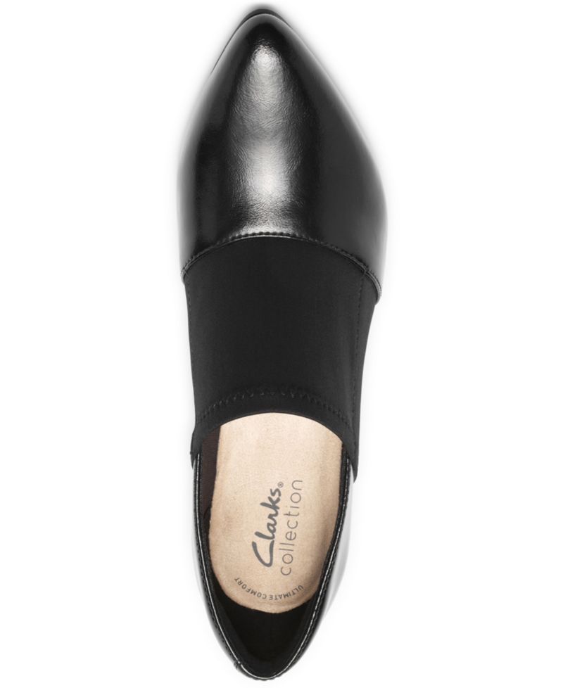 Women's Tammitha Sleek Pointed-Toe Leather Pumps