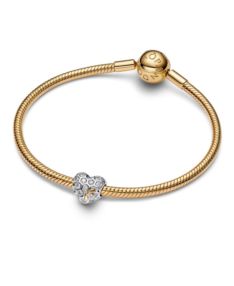 x Bridgerton Honeycomb Bee Heart Charm