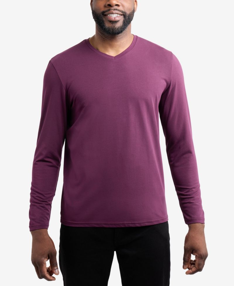 Men's Long Sleeve V-Neck T-Shirt