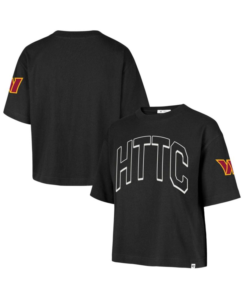 Women's '47 Black Washington Commanders Call Out Reed City T-Shirt