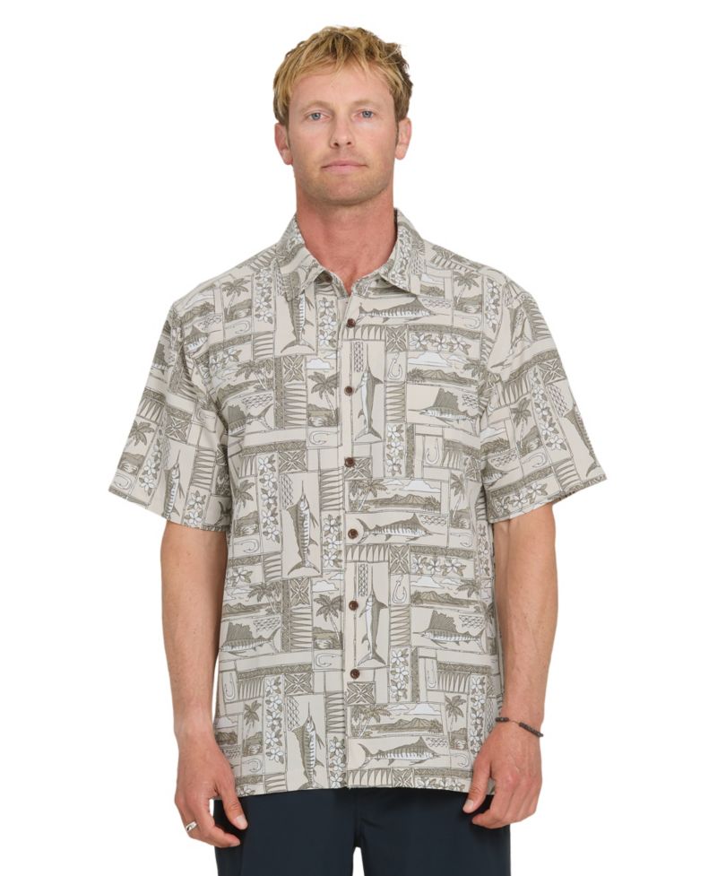 Quiksilver Men's Short-Sleeve East Cape Shirt