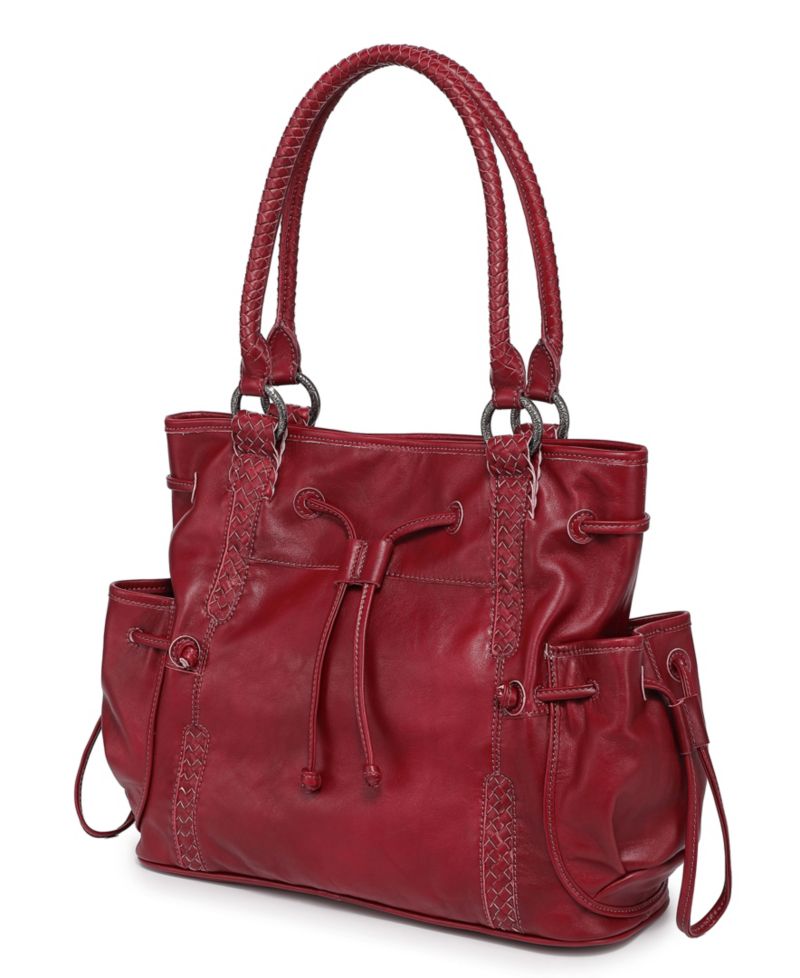 Brassia Medium Leather Tote Bag