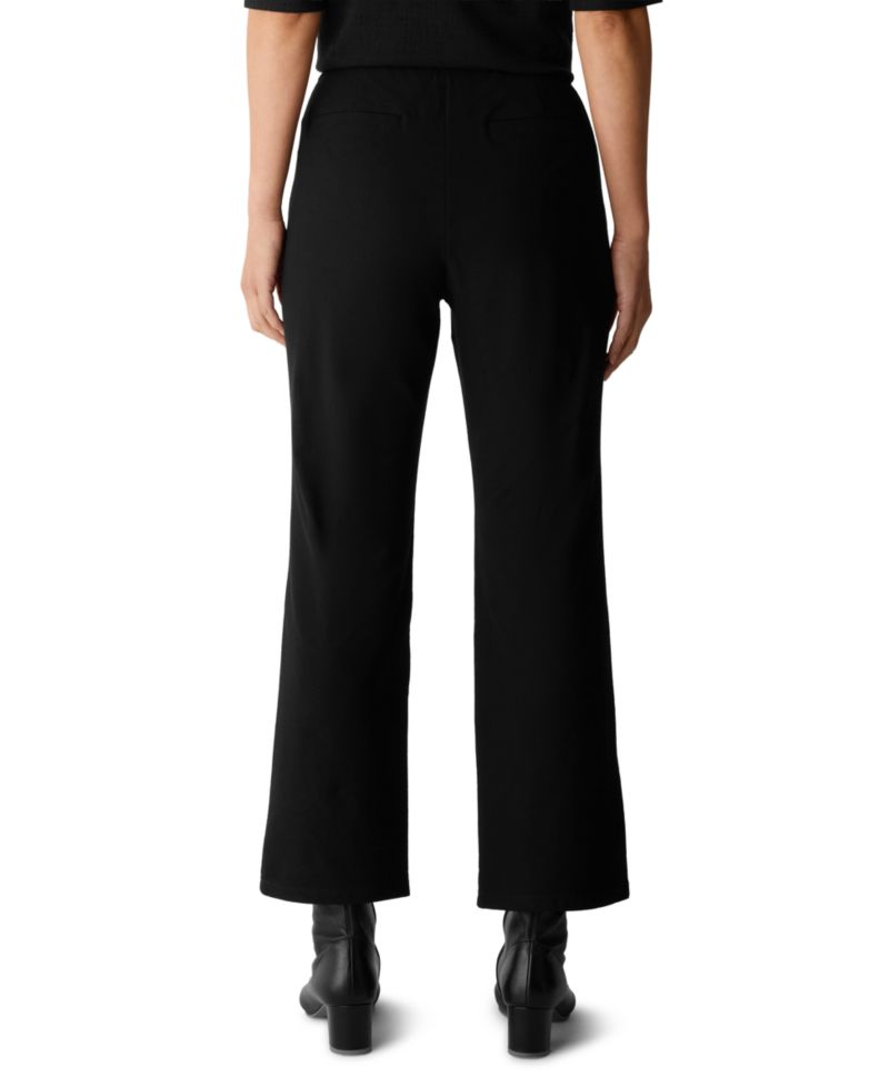 Women's Textured Knit Ankle Kick Pants