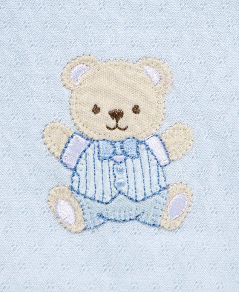 Baby Boys Cute Bear Cotton Gift Box, 6 Piece Set