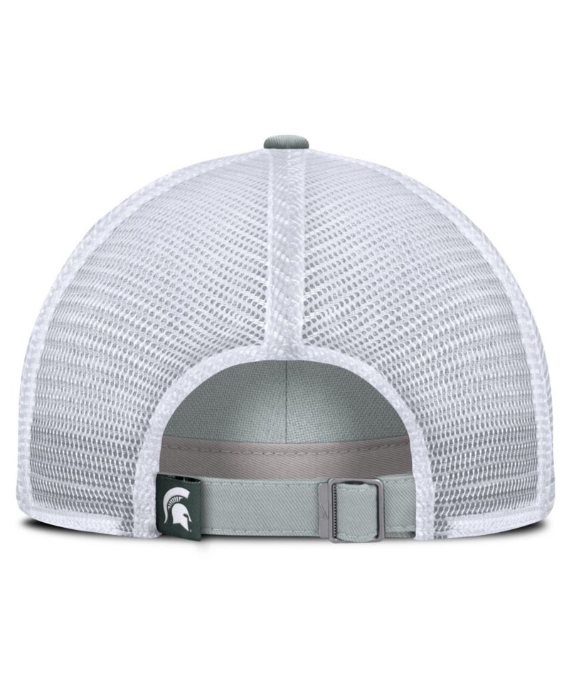 Men's Gray Michigan State Spartans 2025 Gameday On-Field Club Adjustable Trucker Hat