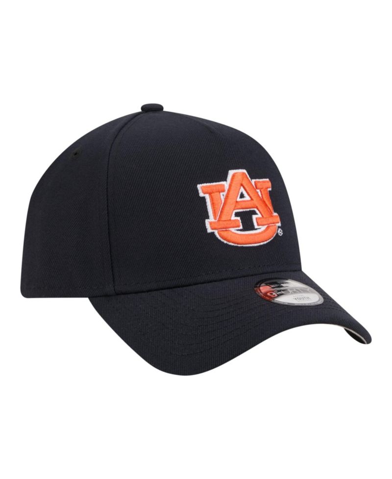 Big Boys and Girls Navy Auburn Tigers 9FORTY A-Frame Adjustable Hat