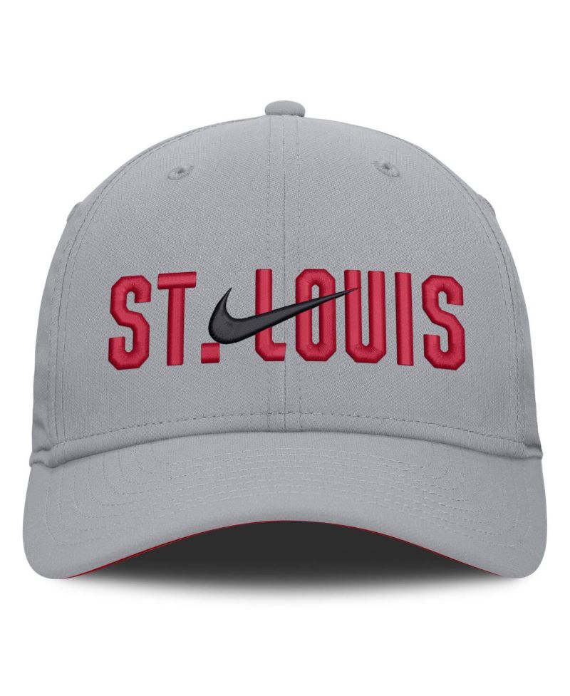 Men's Gray St. Louis Cardinals Primetime Dri-FIT Rise Bozz Flex Hat