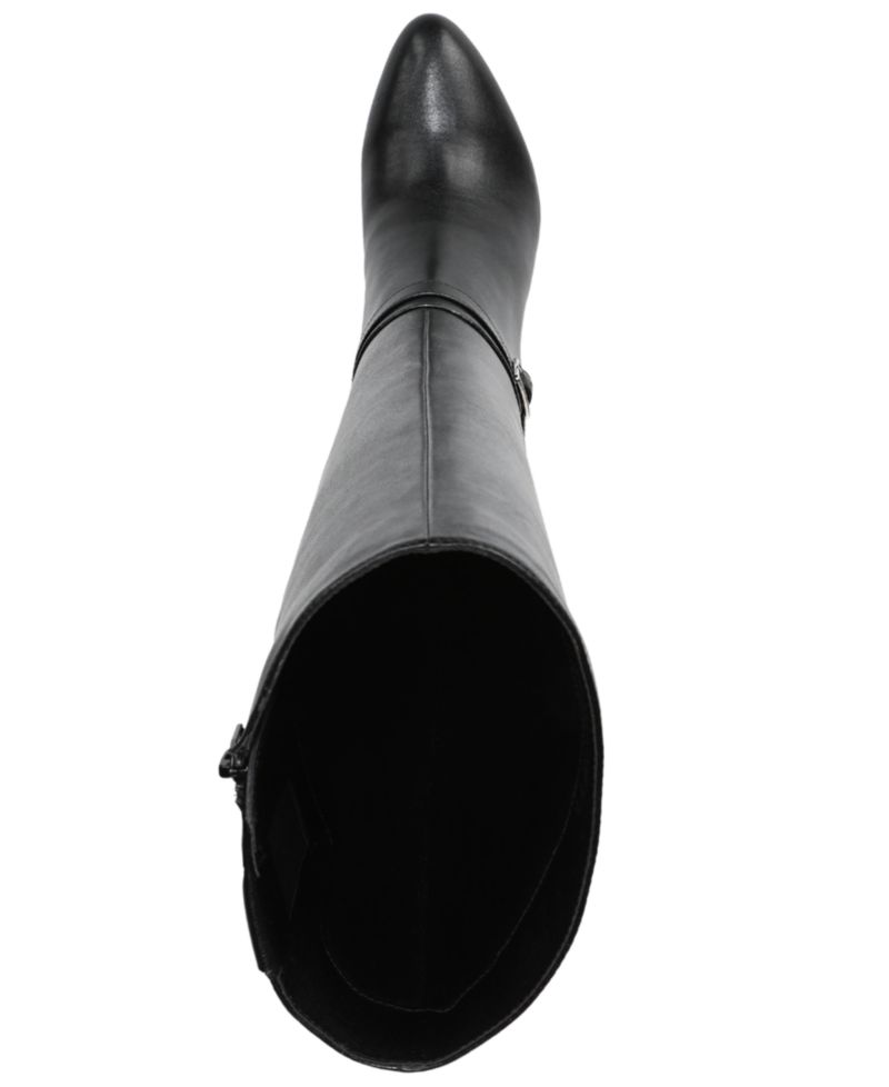 Women's Glenore Zip Wide Calf Tall Almond Toe Boots