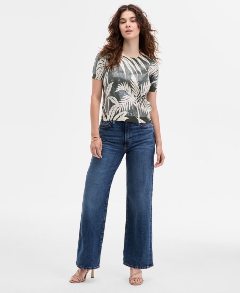 Women's High-Rise Wide-Leg Jeans