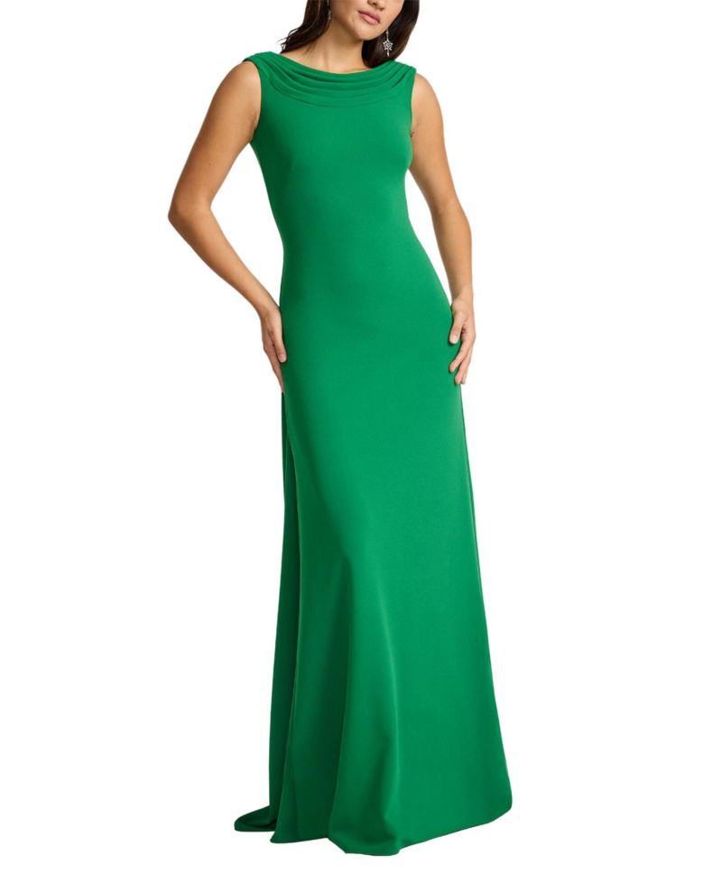 Women's Plaza Drape Back Gown