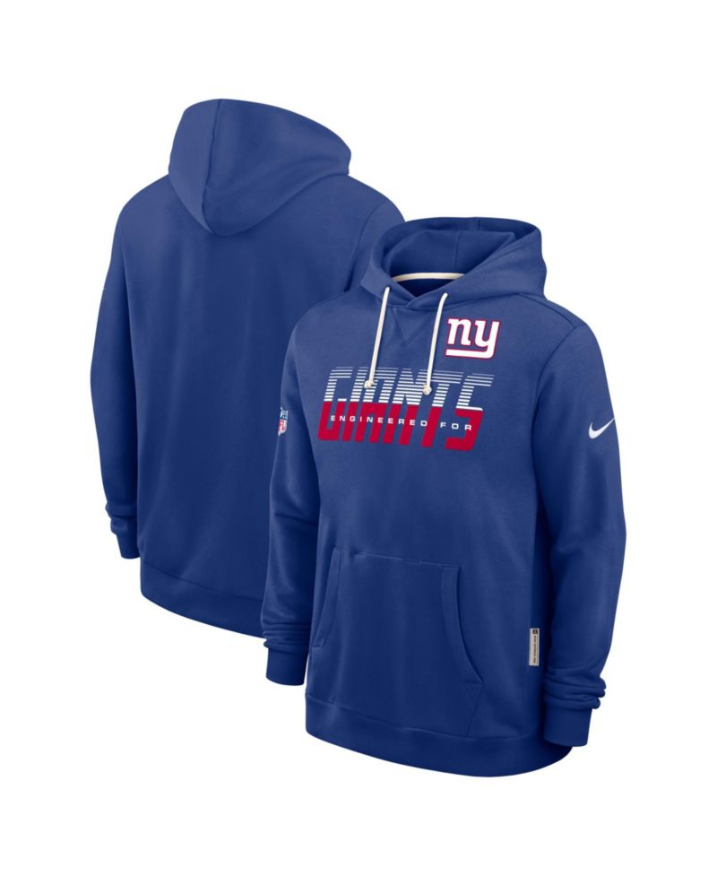 Men's Royal New York Giants Sideline Standard Issue Dri-FIT Hoodie