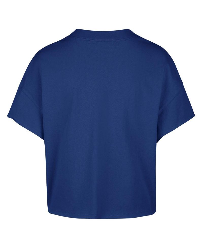 Stoney Clover Lane X Women's Royal Chicago Cubs Oversized Notch Neck T-Shirt