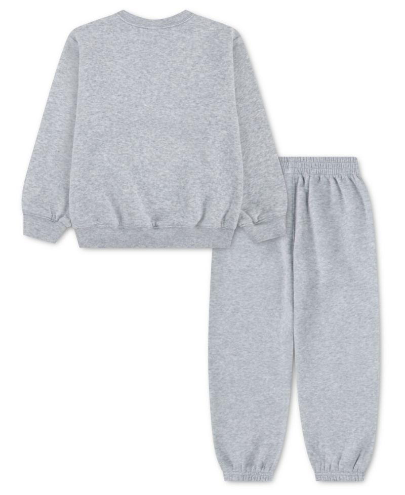 Boys' 4-7 Logo Fleece Sweatshirt and Joggers, 2-Piece Set