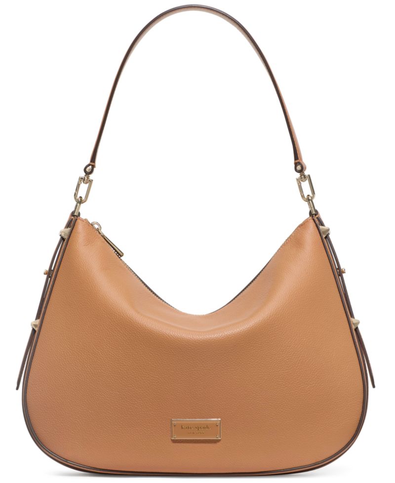 Liv Large Pebbled Leather Shoulder Bag