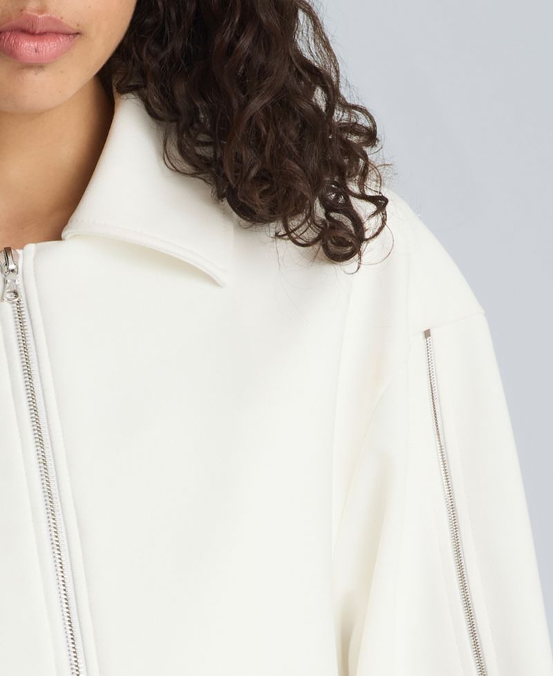 Women's Zip Sleeve Collared Jacket