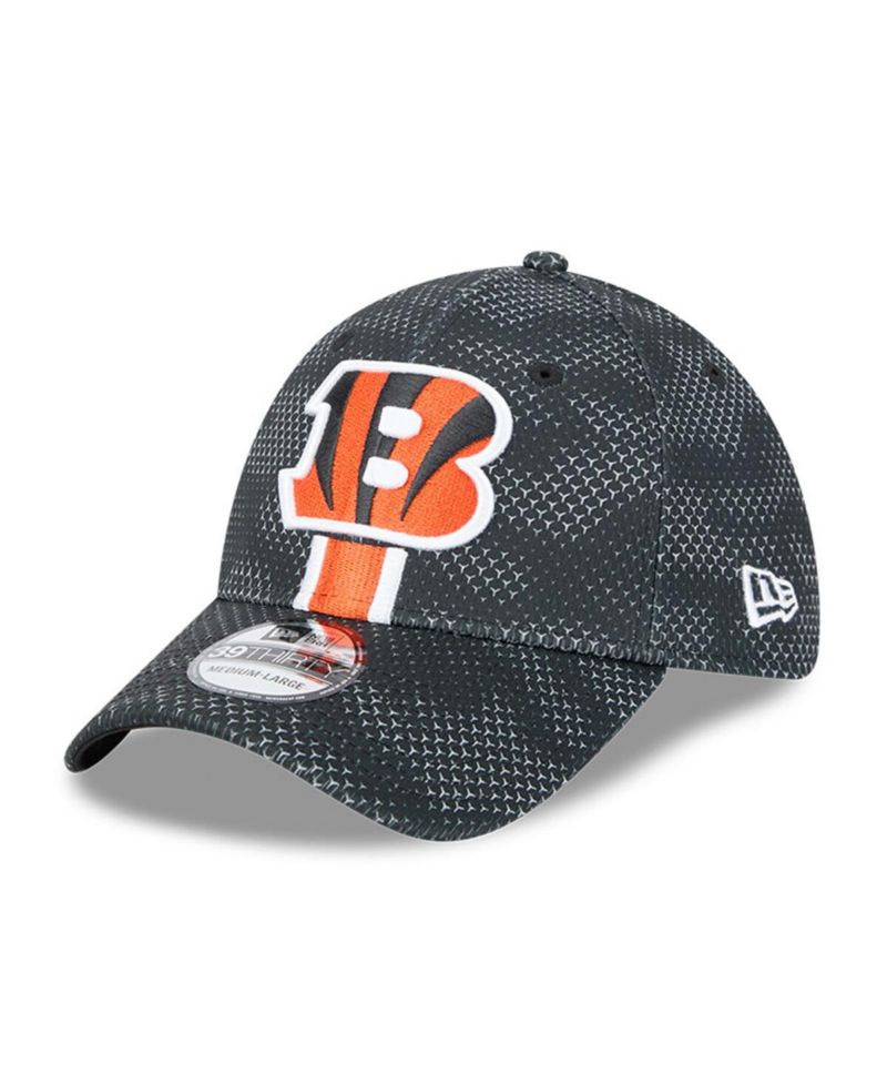 Men's Black Cincinnati Bengals 2024 Sideline 39THIRTY Flex Hat