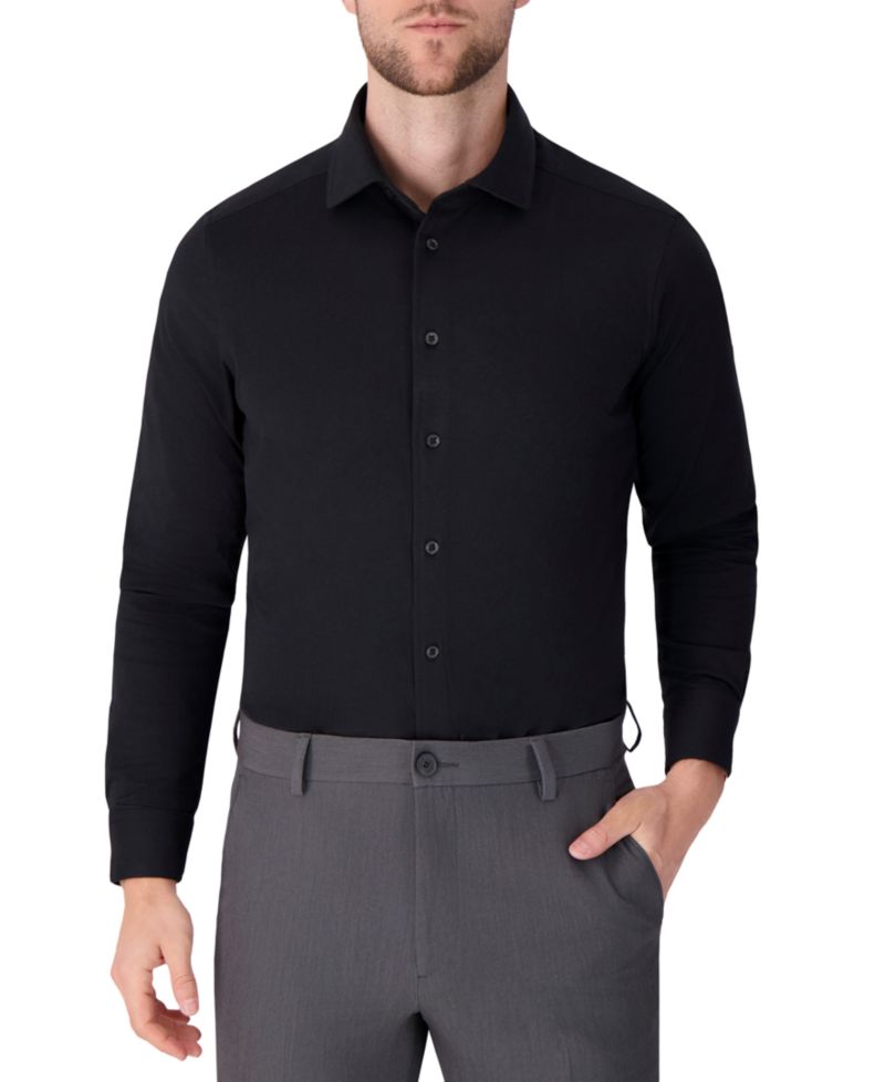 Men's Mitered Cuffs Dress Shirt