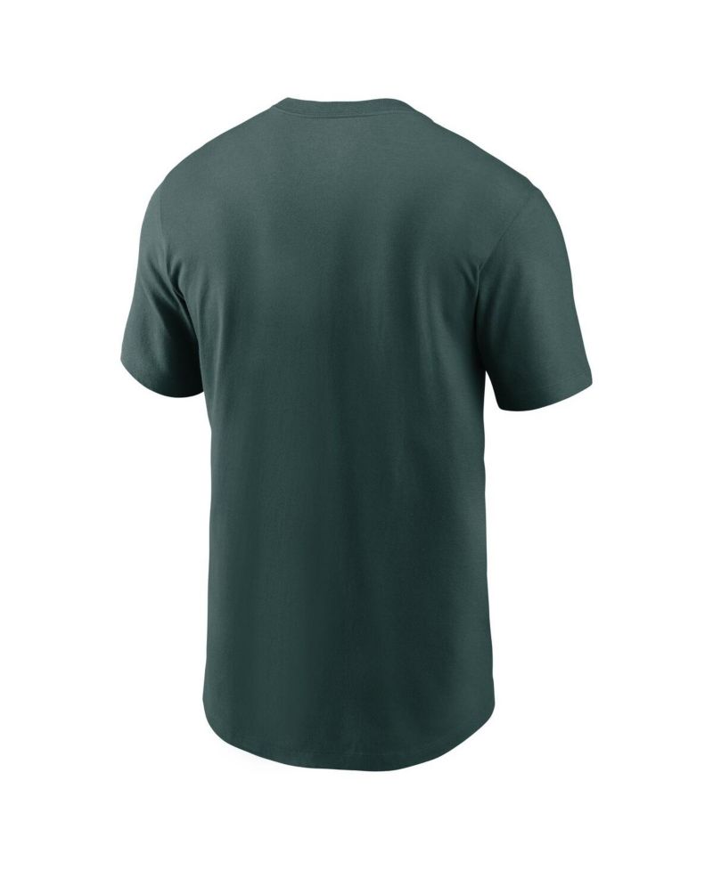 Men's Green Michigan State Spartans Hockey Sparty Sport T-Shirt