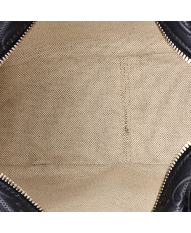 Square Shoulder Bag GG Embossed Perforated Leather