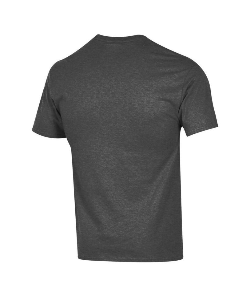 Men's Charcoal Kansas Jayhawks Arched Logo T-Shirt