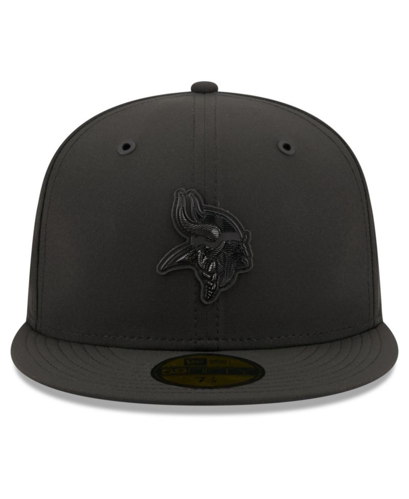 Men's Black Minnesota Vikings 2026 Sideline 59FIFTY Fitted Hat
