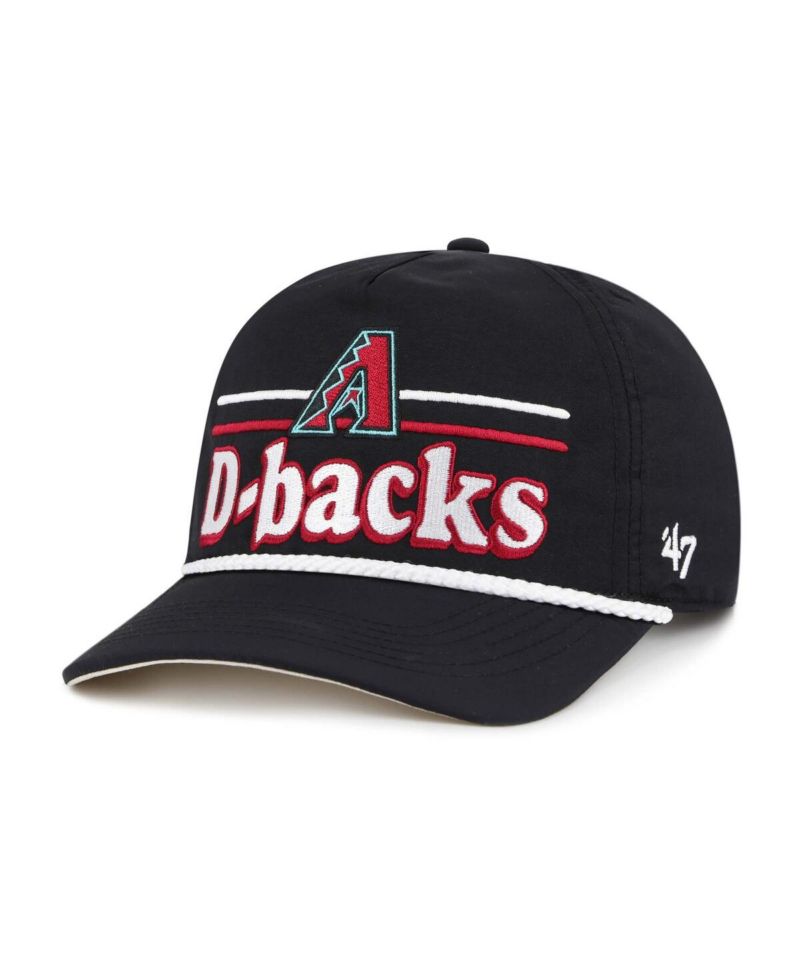 Men's Black Arizona Diamondbacks Campscape Hitch Adjustable Hat