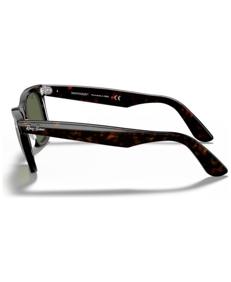 Unisex Low Bridge Fit Sunglasses, RB2140F ORIGINAL WAYFARER CLASSIC 52