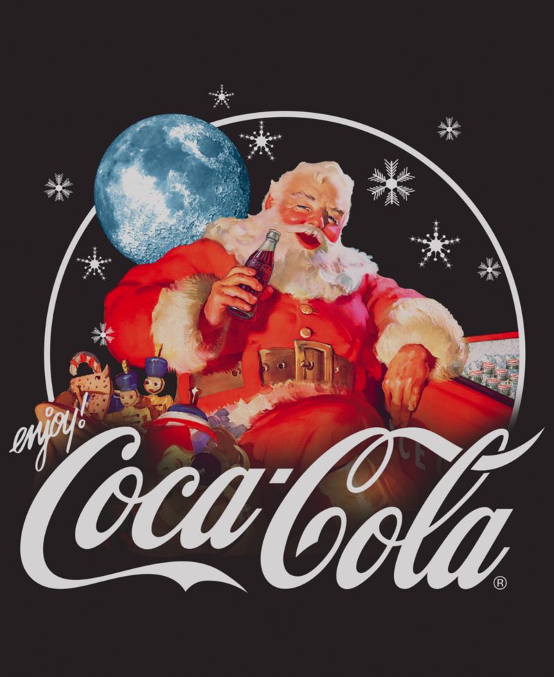 Men's Vintage Santa Coke Graphic T-Shirt