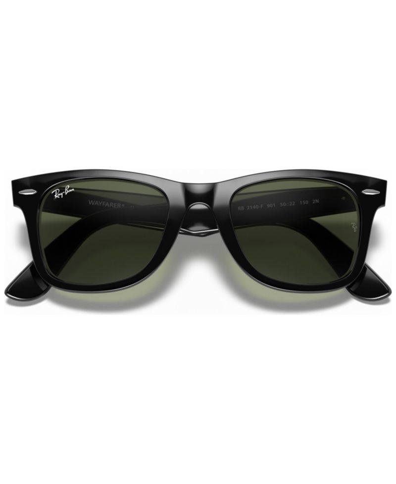Unisex Low Bridge Fit Sunglasses, RB2140F ORIGINAL WAYFARER CLASSIC 54