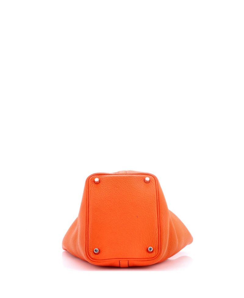 Pre-Owned Herm&eacute;s Picotin Lock Small Leather Bucket Bag