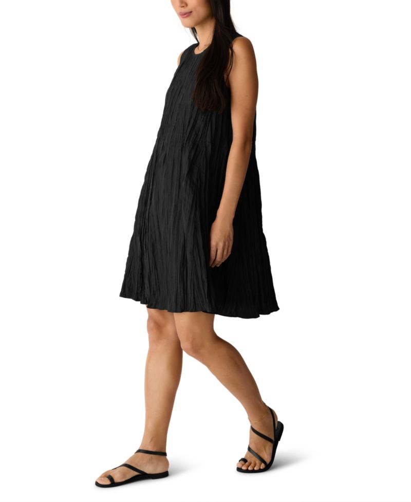 Women's & Plus Size Round Neck A-line Dress