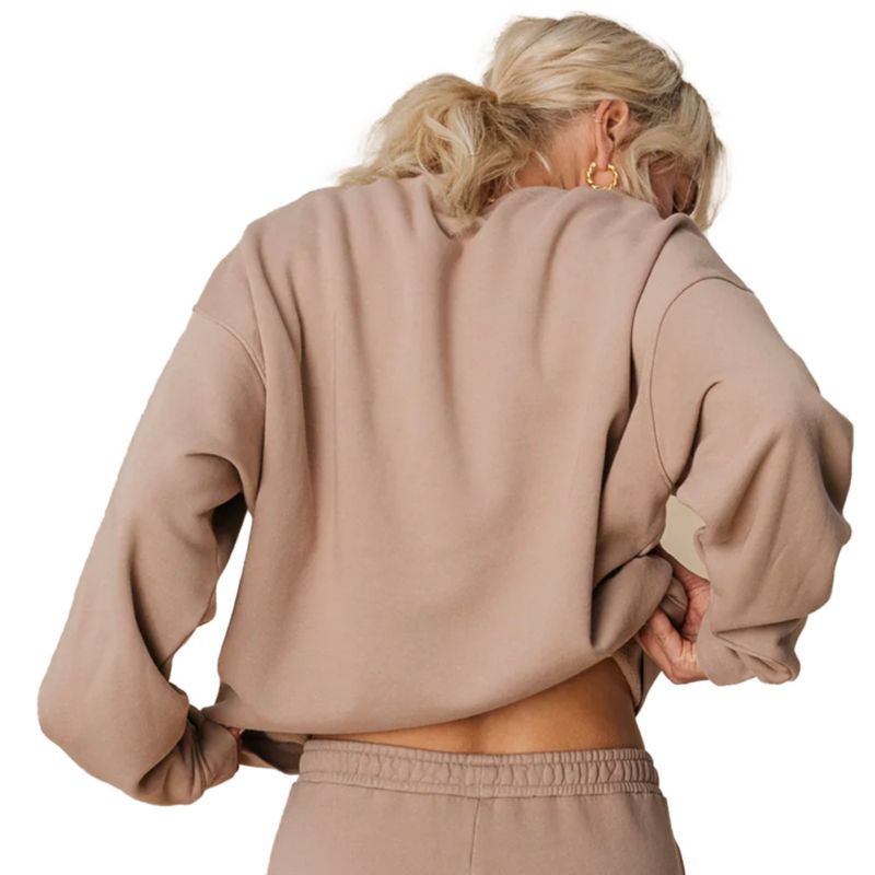 Women's Organic Cotton Teddy Oversized Crewneck
