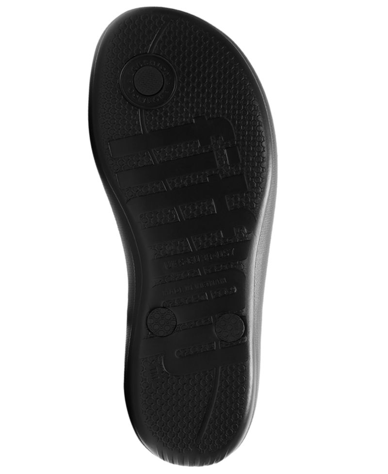 Women's Iqushion Glossy-Button Slip-On Sandals