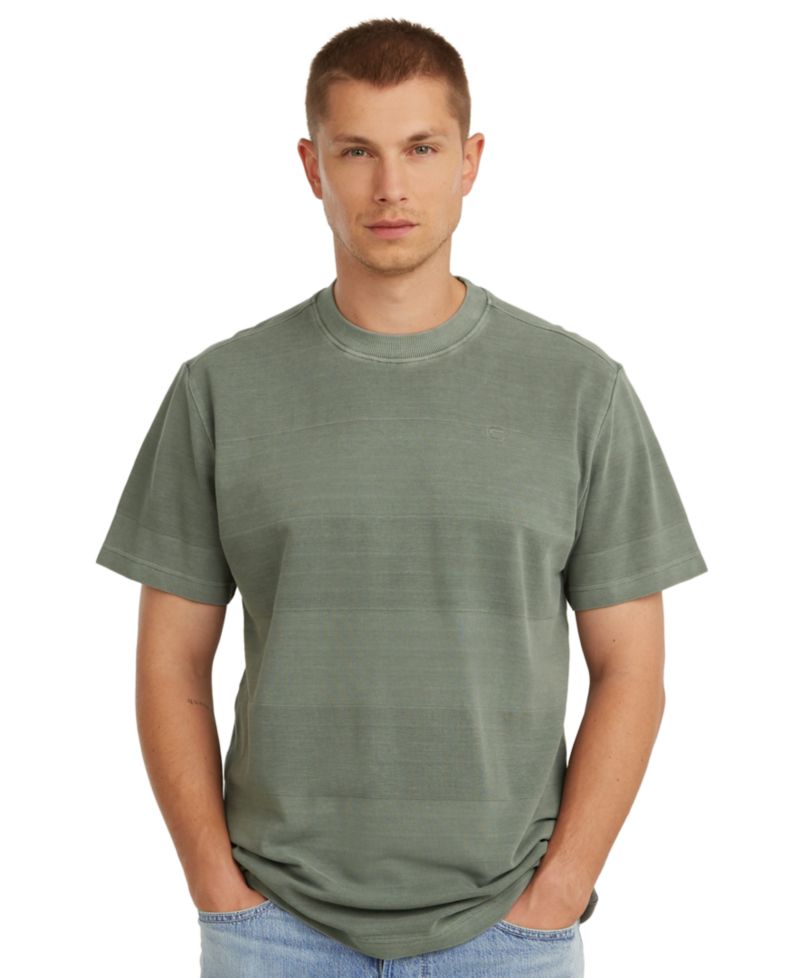 Men's Washed Jacquard T-Shirt