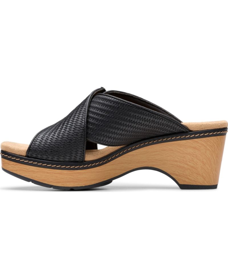 Seannah Nora Wedge Block Heel Sandals