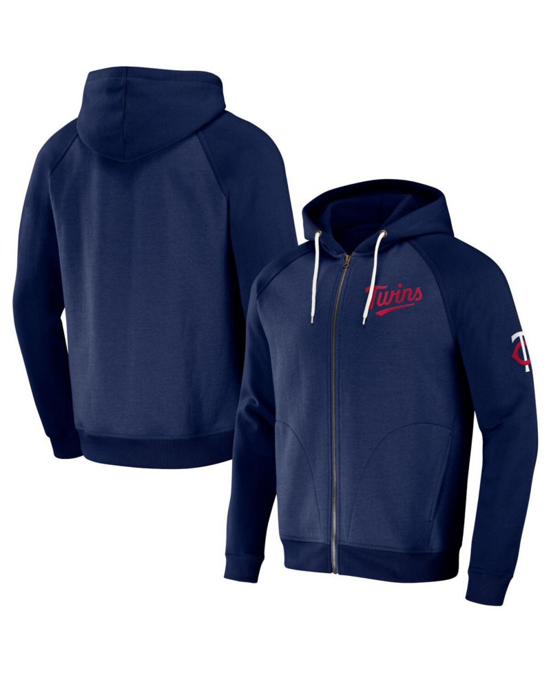 Men's Darius Rucker Collection by Navy Minnesota Twins Raglan Full-Zip Hoodie