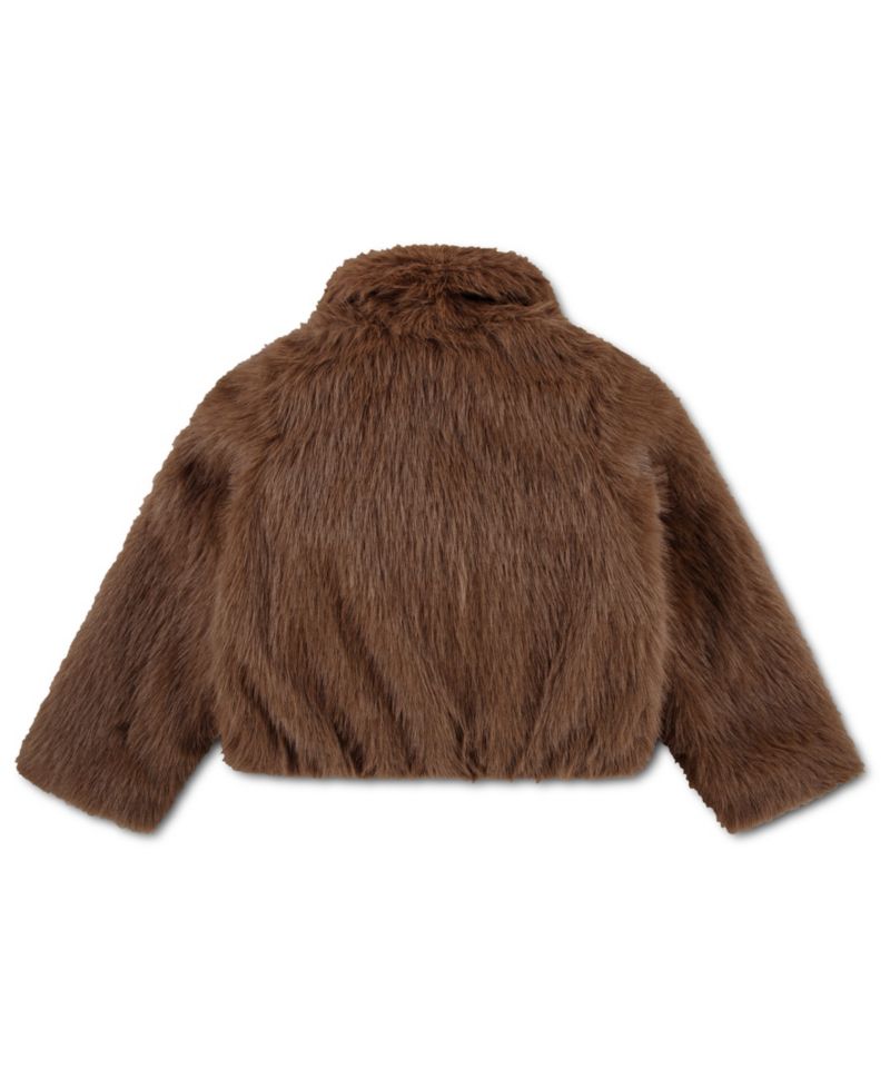 Girls 5-16 Tipped Faux Fur Full-Zip Jacket