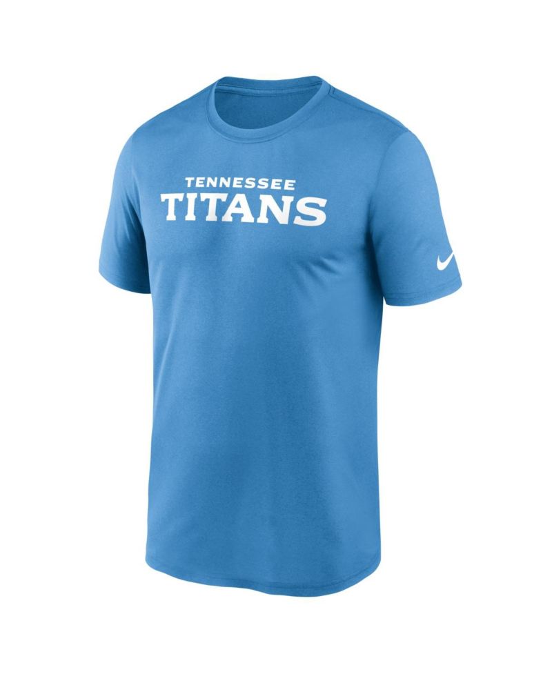 Men's Light Blue Tennessee Titans Primetime Legend Wordmark Dri-FIT T-Shirt