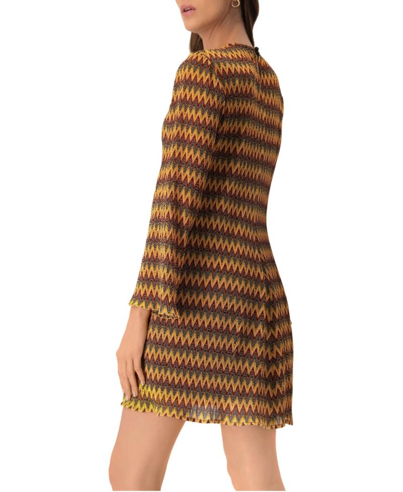 Women's Short Knit Dress with Headband