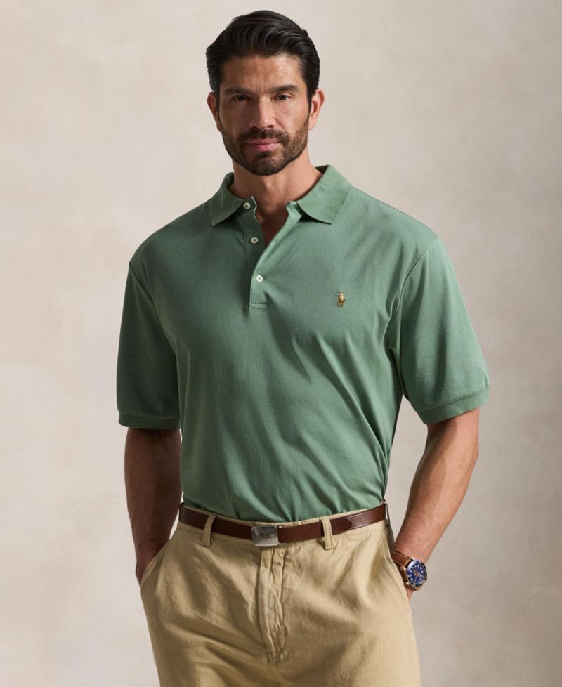 Men's Big & Tall Solid Polo Shirt
