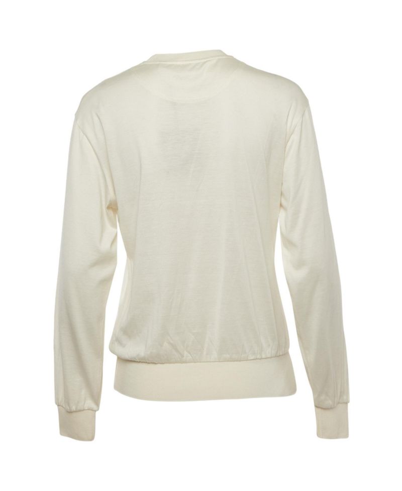 Women's Cream Jersey Top