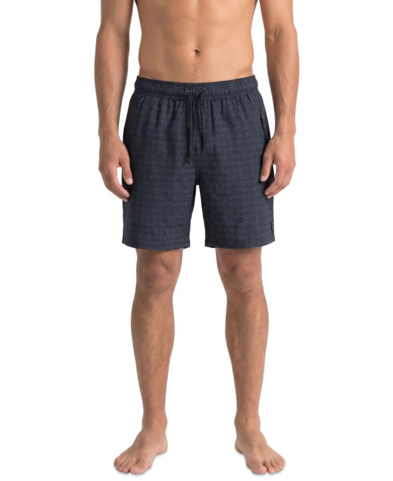 Men's Ocean Motion Printed 7.5" Volley Swimsuit