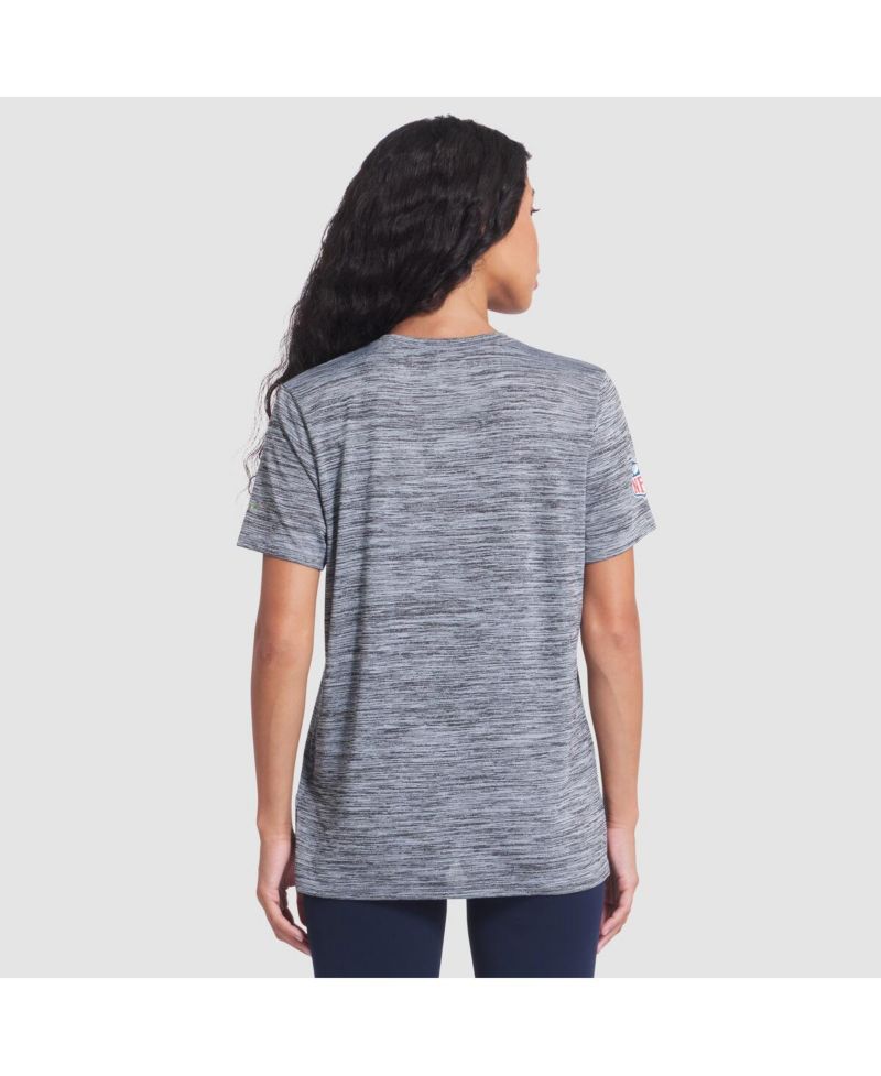 Women's Wolf Gray Seattle Seahawks 2025 Rivalries Collection Sideline Velocity Dri-FIT T-Shirt
