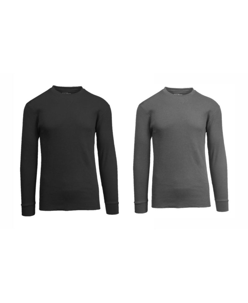 Men's Waffle Knit Thermal Shirt, Pack of 2