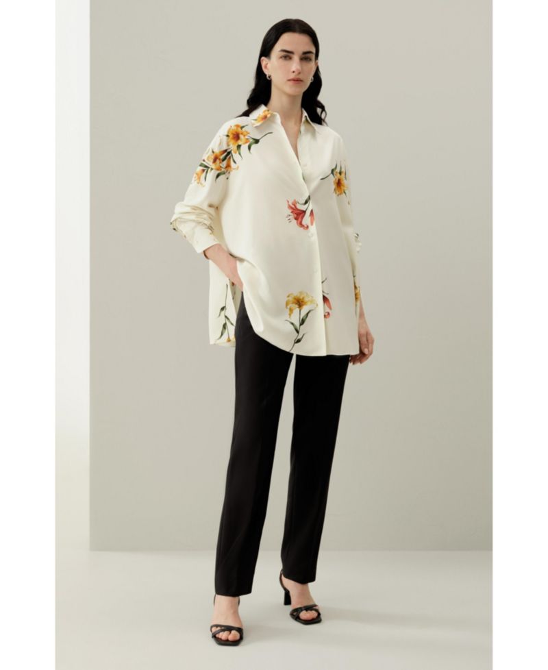 Women's Print Oversize Top
