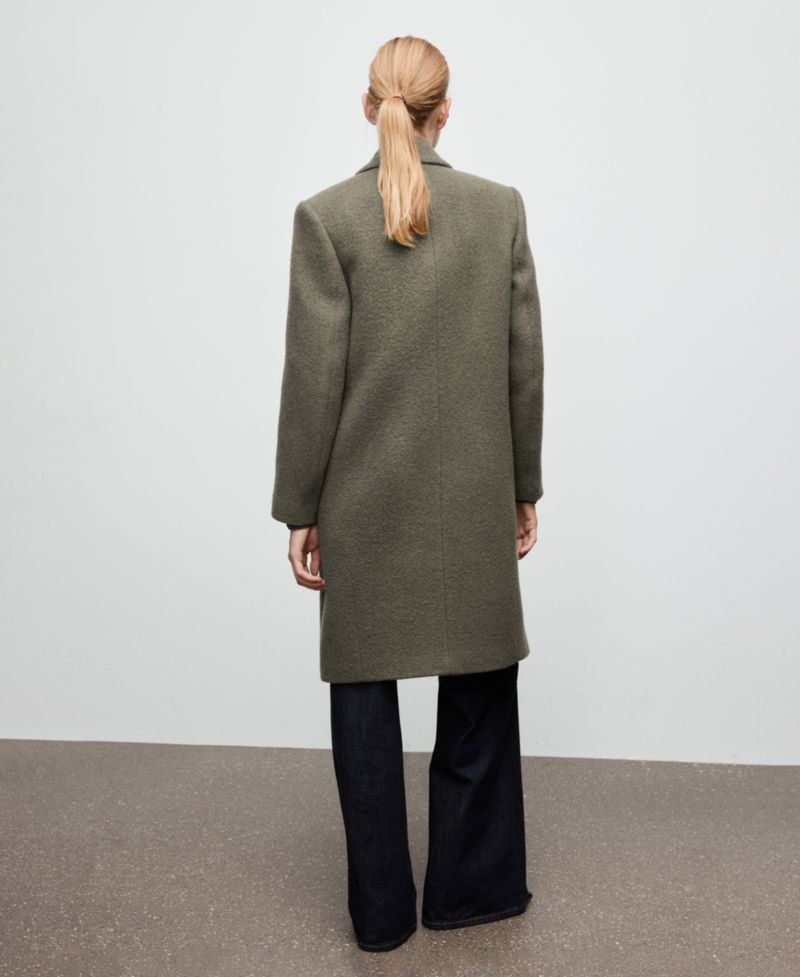 Women's Double-Breasted Wool Coat