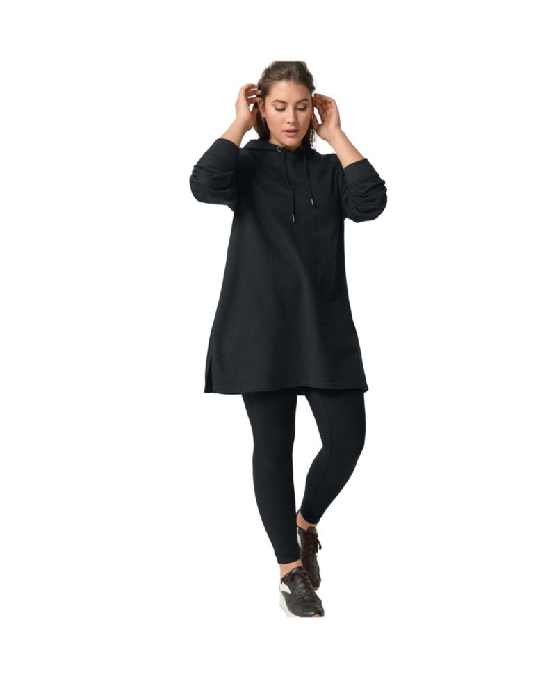 Plus Size Cotton Spandex Full Length Leggings