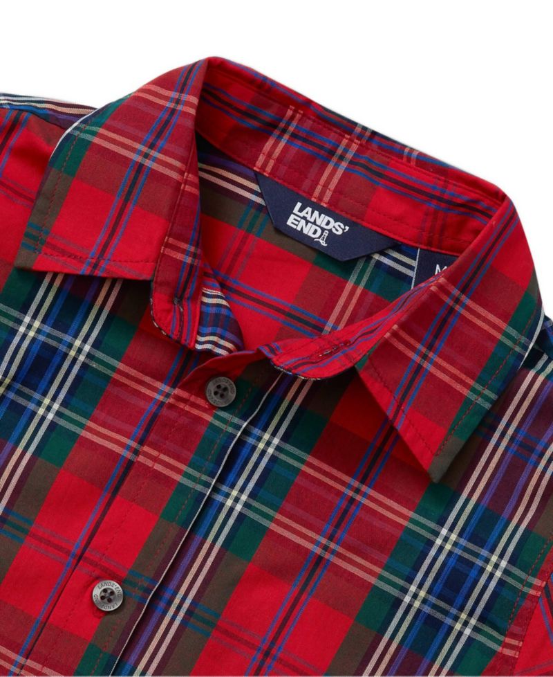 Boys Holiday Long Sleeve Poplin