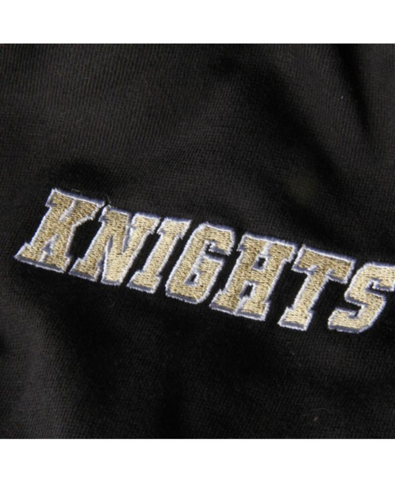 Женский черный пуловер с капюшоном и большим логотипом UCF Knights