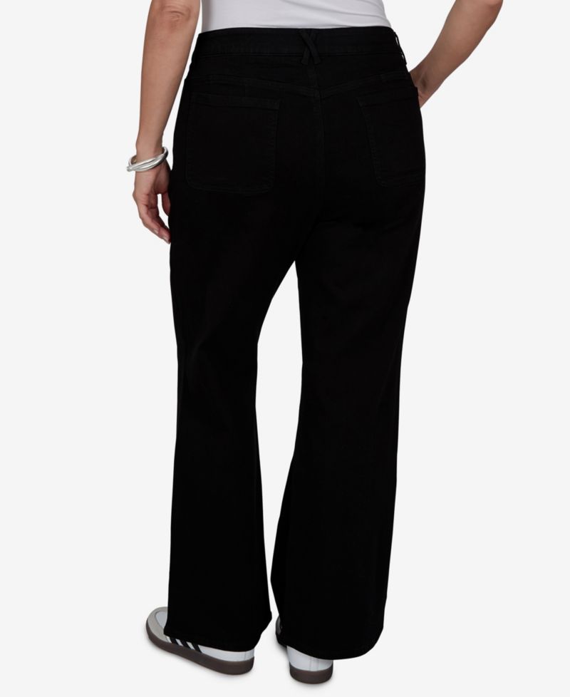 Plus Size Mid-Rise Flare Jeans
